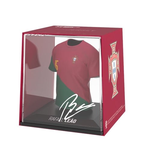 Rafael Leão Portugal My Jersey 2022 mini voetbalshirt met display case en Augmented Reality