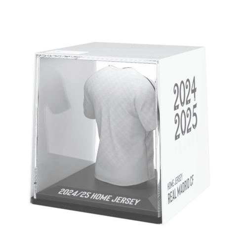 Real Madrid CF My Jersey 2024/2025 Home officieel gelicentieerd mini voetbalshirt met display case en Augmented Reality