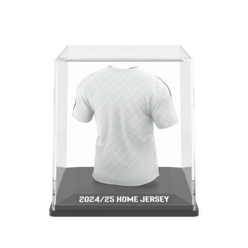 Real Madrid CF My Jersey 2024/2025 Home officieel gelicentieerd mini voetbalshirt met display case en Augmented Reality