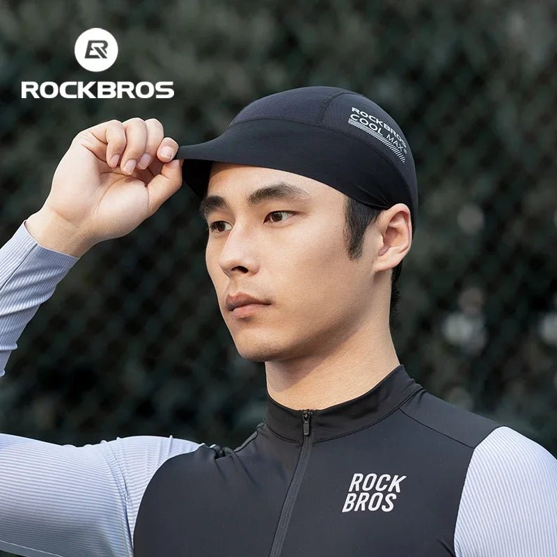 ROCKBROS ademende fiets pet voor onder een helm met UPF50+ zonbescherming
