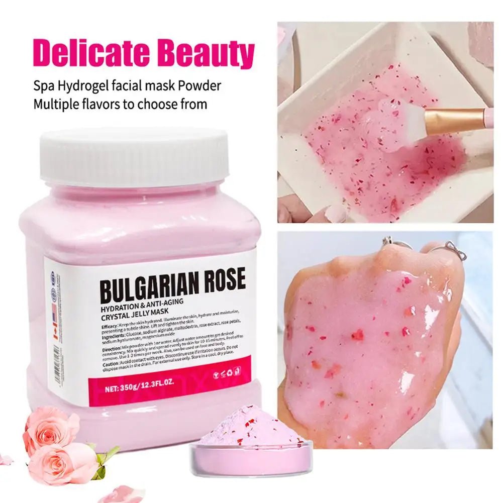 Rose Hydro Jelly Mask 350 gram hydraterend peel-off gezichtsmasker in poedervorm