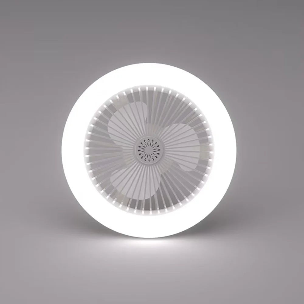 Plafondventilator met LED-verlichting en afstandsbediening voor E27-fitting