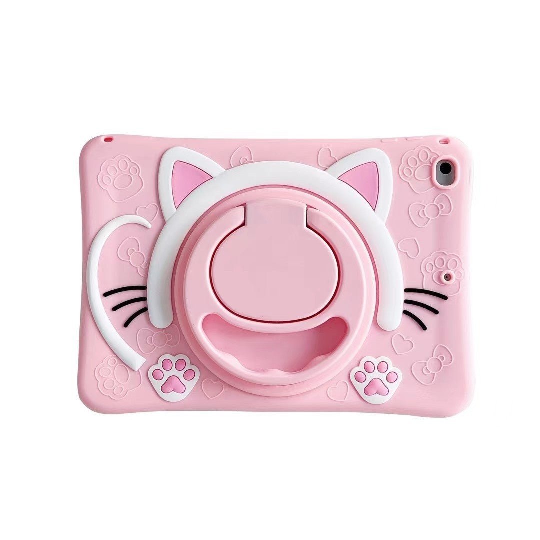 Siliconen tablet hoes met standaard en cartoon design voor iPad en Android tablets