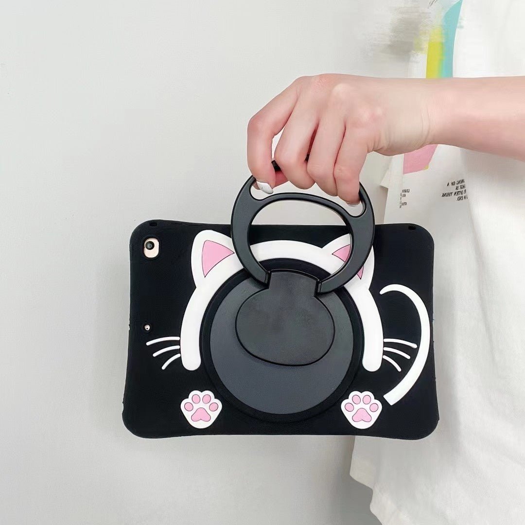 Siliconen tablet hoes met standaard en cartoon design voor iPad en Android tablets