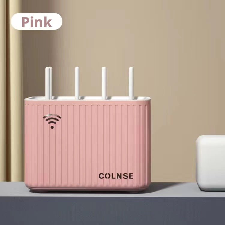 Witte router opbergbox voor wifi-router, modem en kabelmanagement