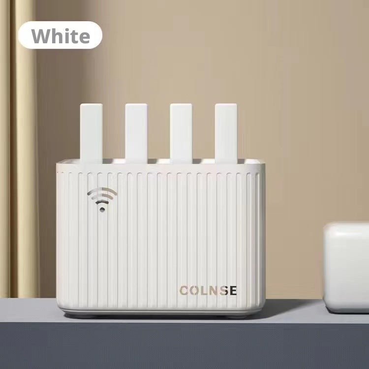 Witte router opbergbox voor wifi-router, modem en kabelmanagement