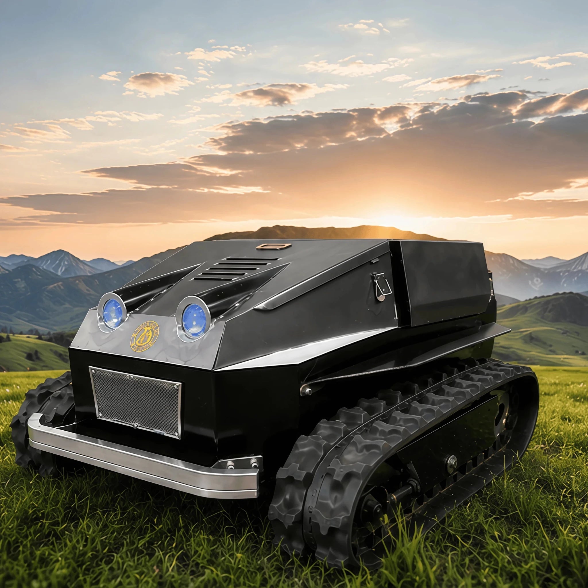 SDLOT robotgrasmaaier op accu voor automatisch maaien van gazons en lichte hellingen