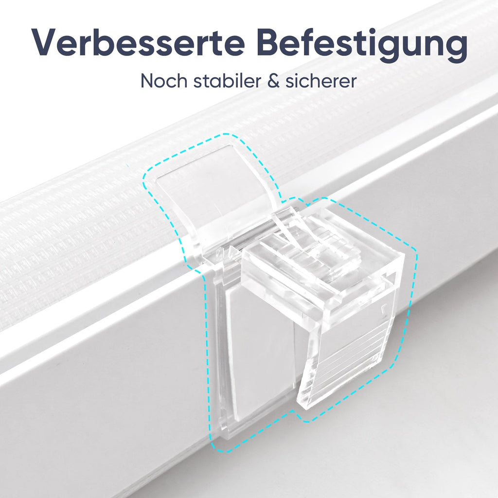 Sekey Duo Rolgordijn Zonder Boren – Clip-On Montage - Spotlights shopping