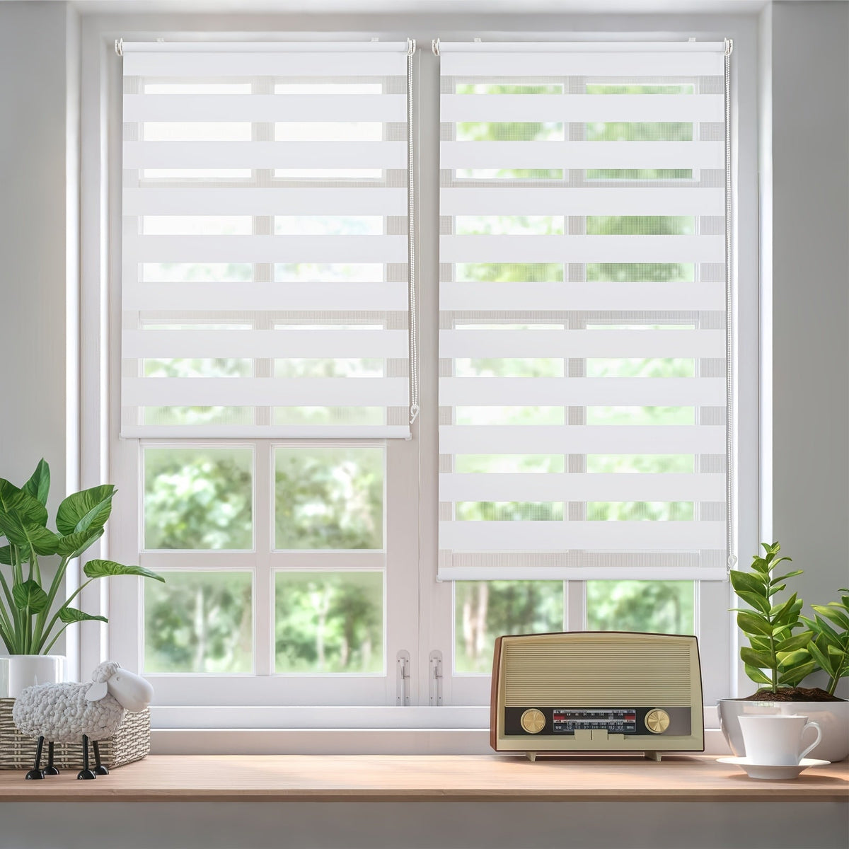 Sekey Duo Rolgordijn Zonder Boren – Clip-On Montage - Spotlights shopping