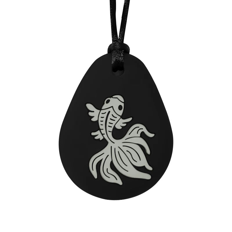 Sensorische unicorn kauwketting van BPA-vrij siliconen voor kinderen