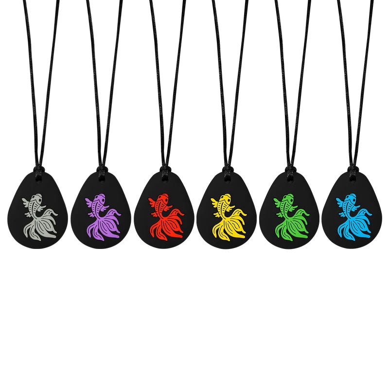 Sensorische unicorn kauwketting van BPA-vrij siliconen voor kinderen