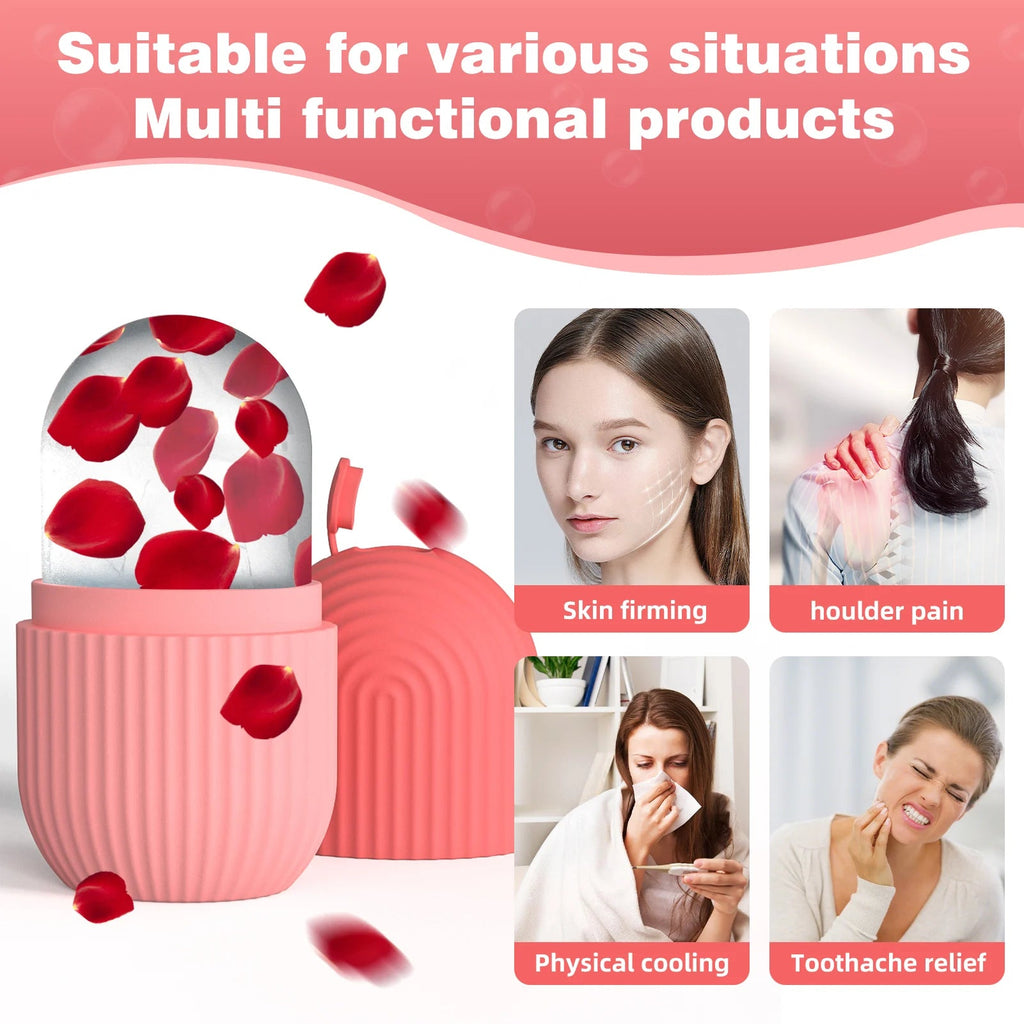 Siliconen IJsroller voor Gezicht – Ice Cube Skincare Tool - Spotlights shopping