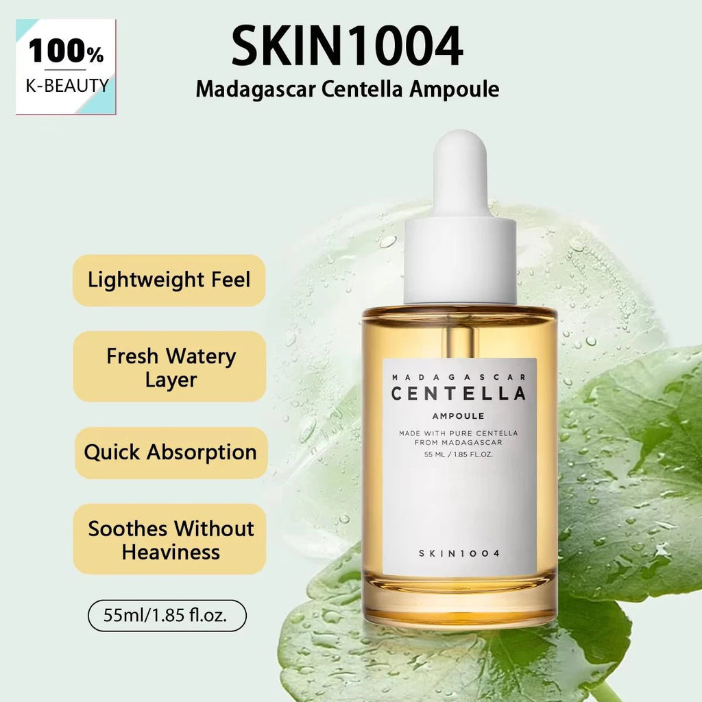 SKIN1004 Madagascar Centella Ampoule | Kalmerend Gezichtsserum voor Gevoelige Huid | 55 ml