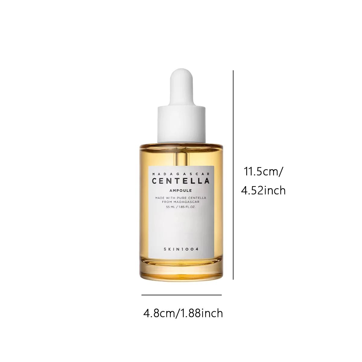 SKIN1004 Madagascar Centella Ampoule | Kalmerend Gezichtsserum voor Gevoelige Huid | 55 ml