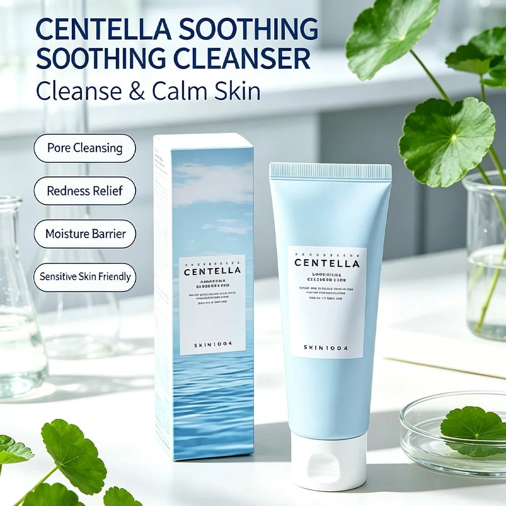 SKIN1004 Madagascar Centella Soothing Cleanser | Milde Gezichtsreiniger voor Gevoelige Huid | 125 ml - Spotlights shopping