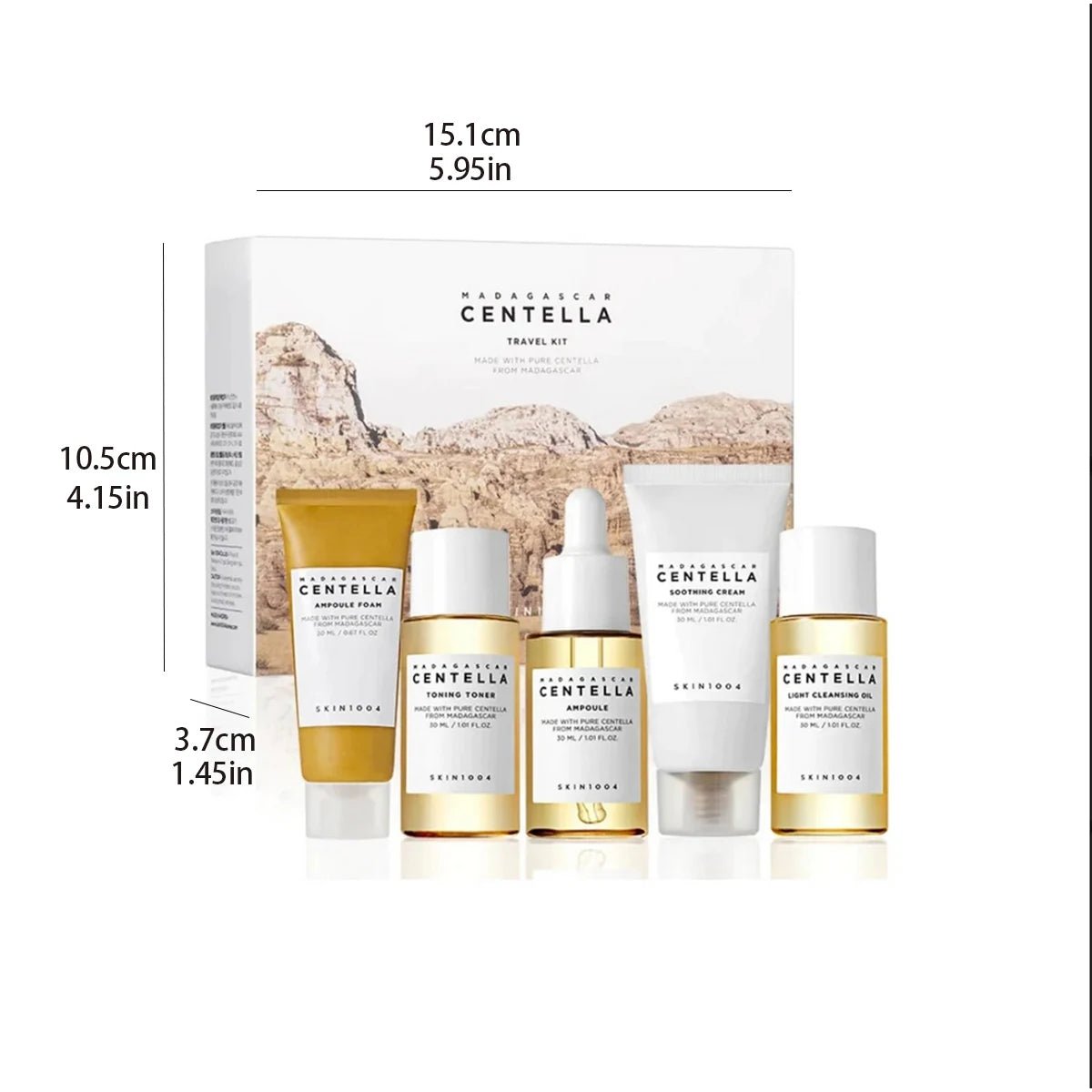 SKIN1004 Madagascar Centella Travel Kit | Complete Koreaanse Skincare Set | Reisformaat