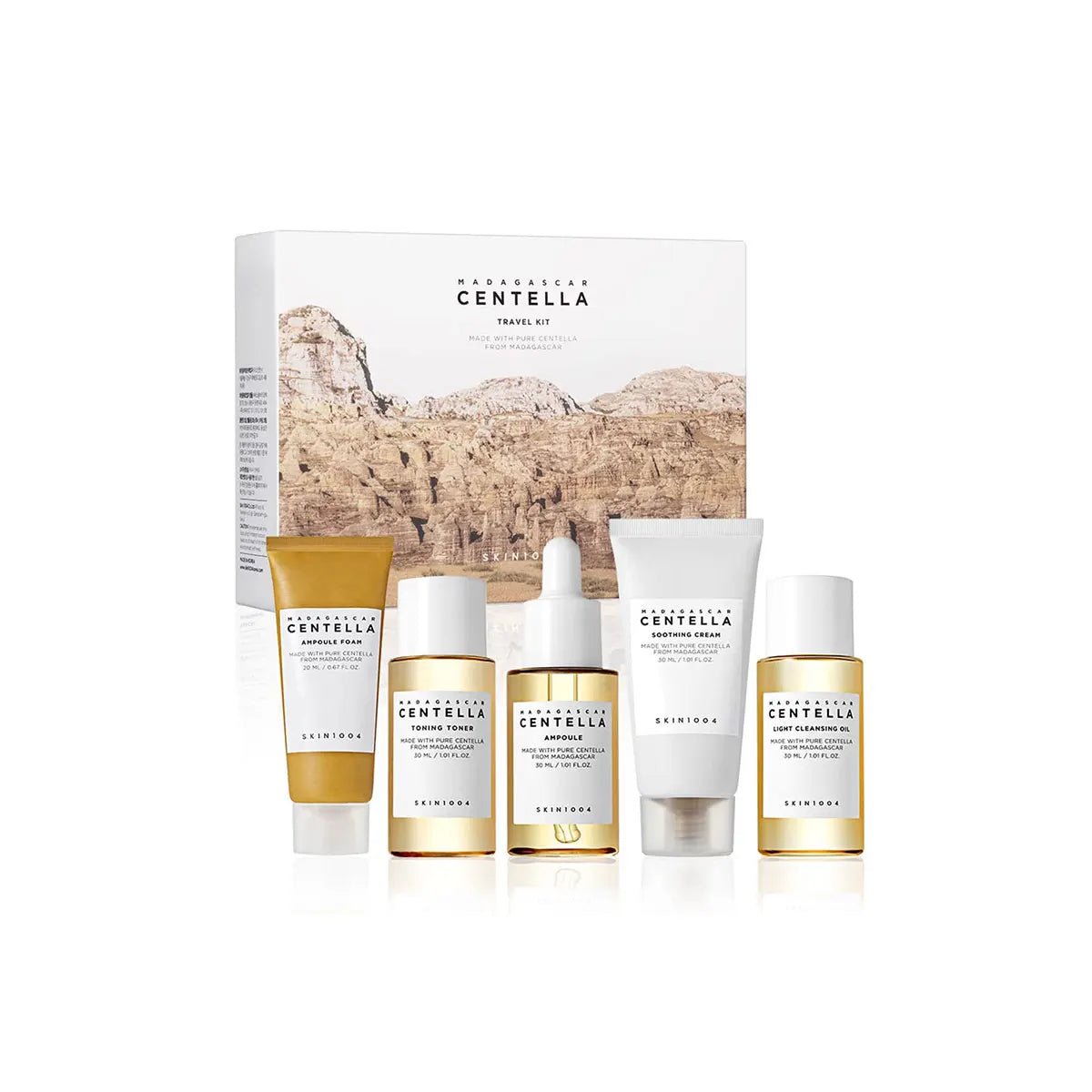 SKIN1004 Madagascar Centella Travel Kit | Complete Koreaanse Skincare Set | Reisformaat