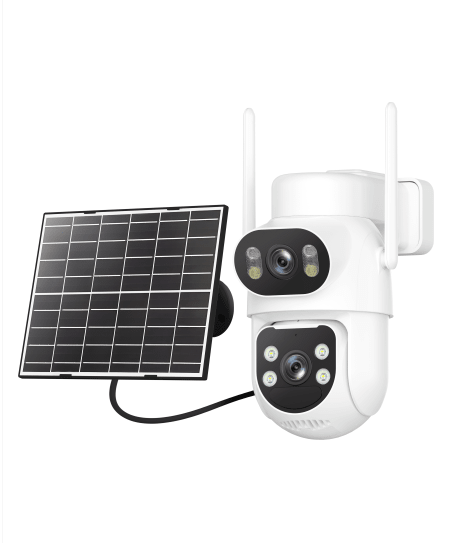 Smart 4G LTE Battery Outdoor PTZ Camera With Solar Panel 2.5K - GW-B20-EU-LA - Spotlights shopping