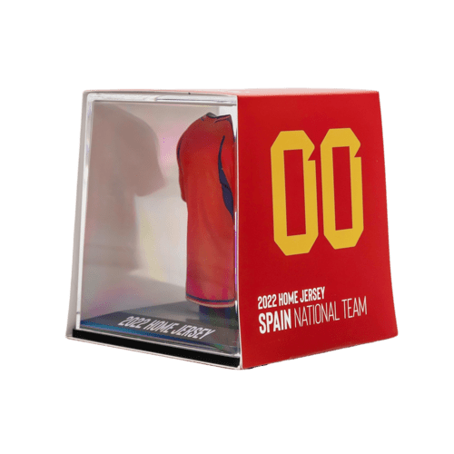 Spanje My Jersey 2022 officieel gelicentieerd mini thuisshirt met display case en Augmented Reality