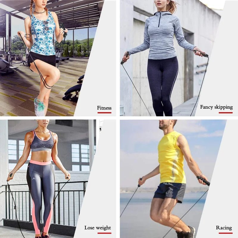 Speed Springtouw – Verstelbaar Fitness Springtouw voor Dames, Heren & Kinderen - Spotlights shopping