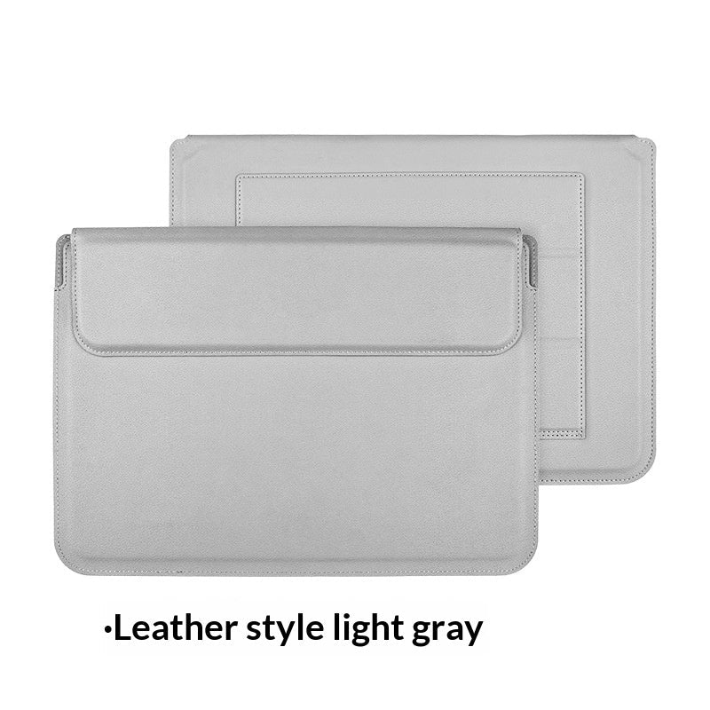 MacBook Air Laptop Sleeve van PU-leer in verschillende kleuren voor 13 tot 16 inch laptops