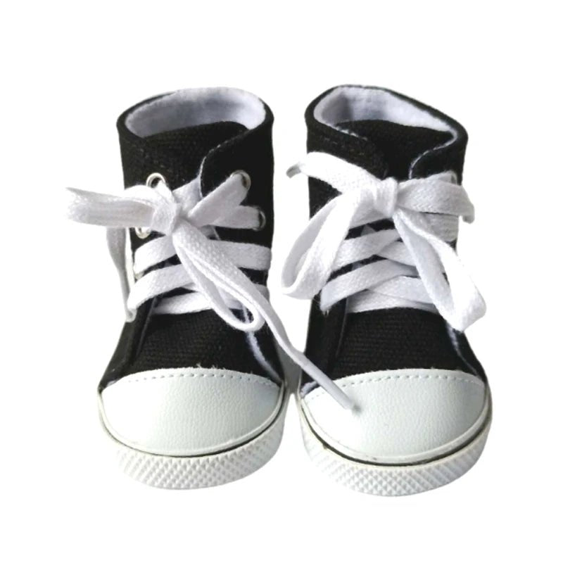 Zomerse poppenschoenen voor 18 inch en 45 cm babypoppen en rebornpoppen