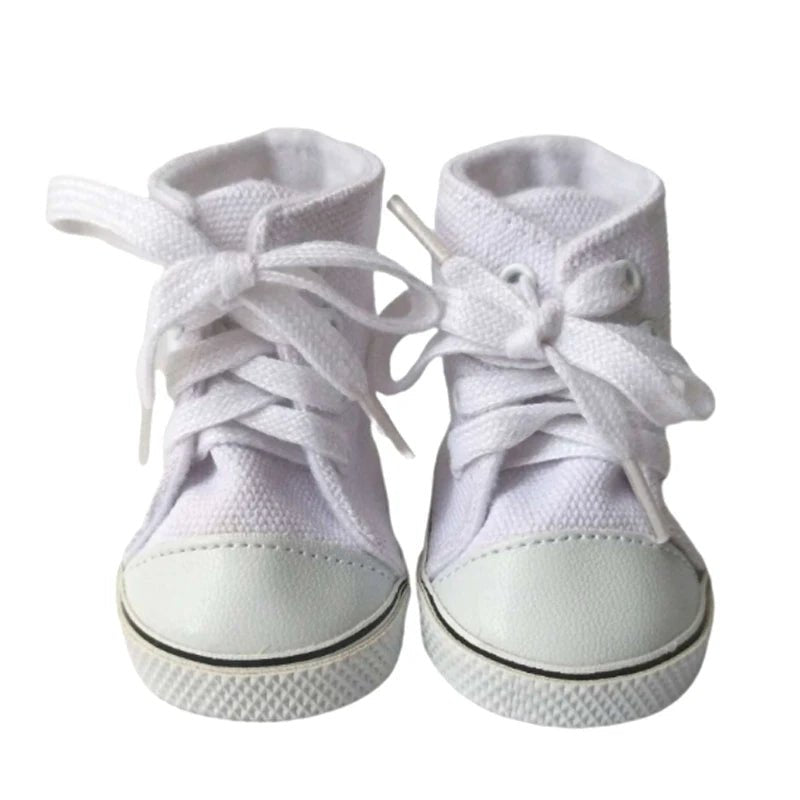 Zomerse poppenschoenen voor 18 inch en 45 cm babypoppen en rebornpoppen