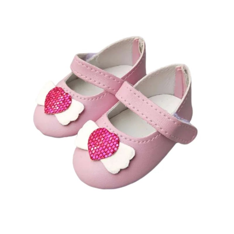 Zomerse poppenschoenen voor 18 inch en 45 cm babypoppen en rebornpoppen