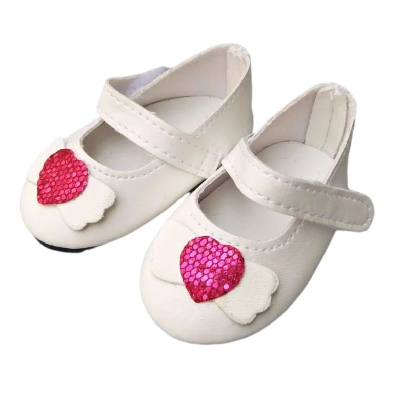 Zomerse poppenschoenen voor 18 inch en 45 cm babypoppen en rebornpoppen