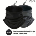Set van 2 thermische nekwarmers voor heren van fleece