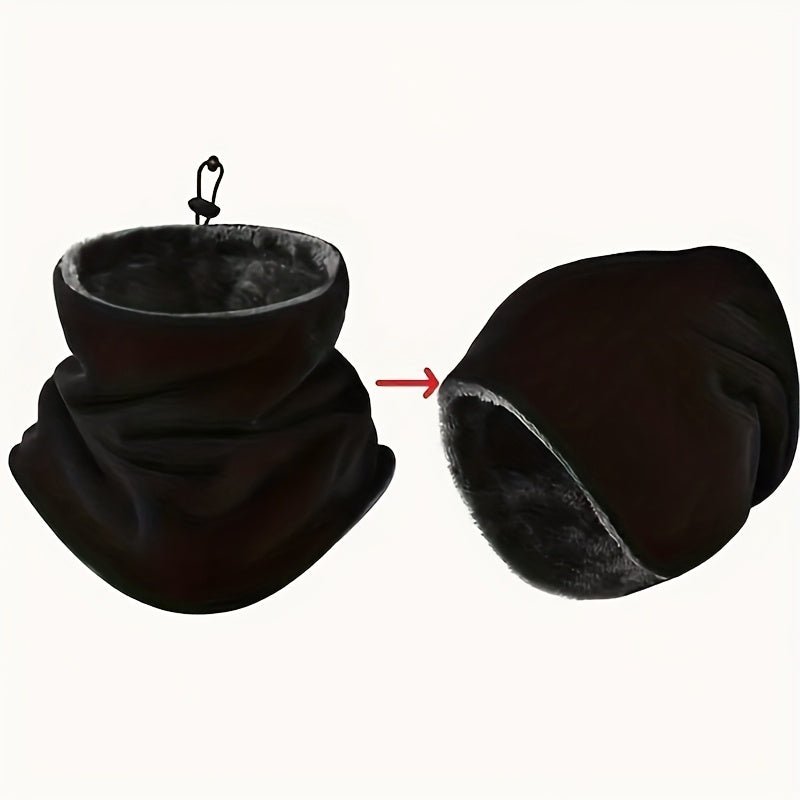 Set van 2 thermische nekwarmers voor heren van fleece