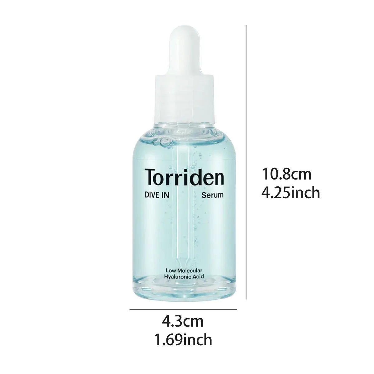 Torriden DIVE-IN Low-Molecular Hyaluronic Acid Serum 50ml,Refreshing & Non-Sticky,Korean Skincare,K-Beauty,Korean Makeup - Spotlights shopping
