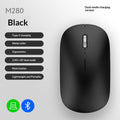 Ultra dunne Bluetooth draadloze muis met Dual-Mode Bluetooth en 2.4GHz USB-verbinding