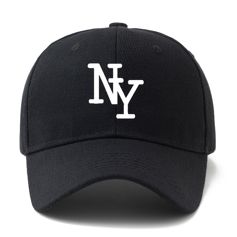 Unisex NY pet in klassieke baseballstijl met print