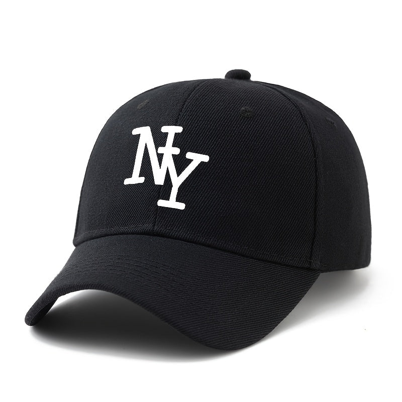 Unisex NY pet in klassieke baseballstijl met print