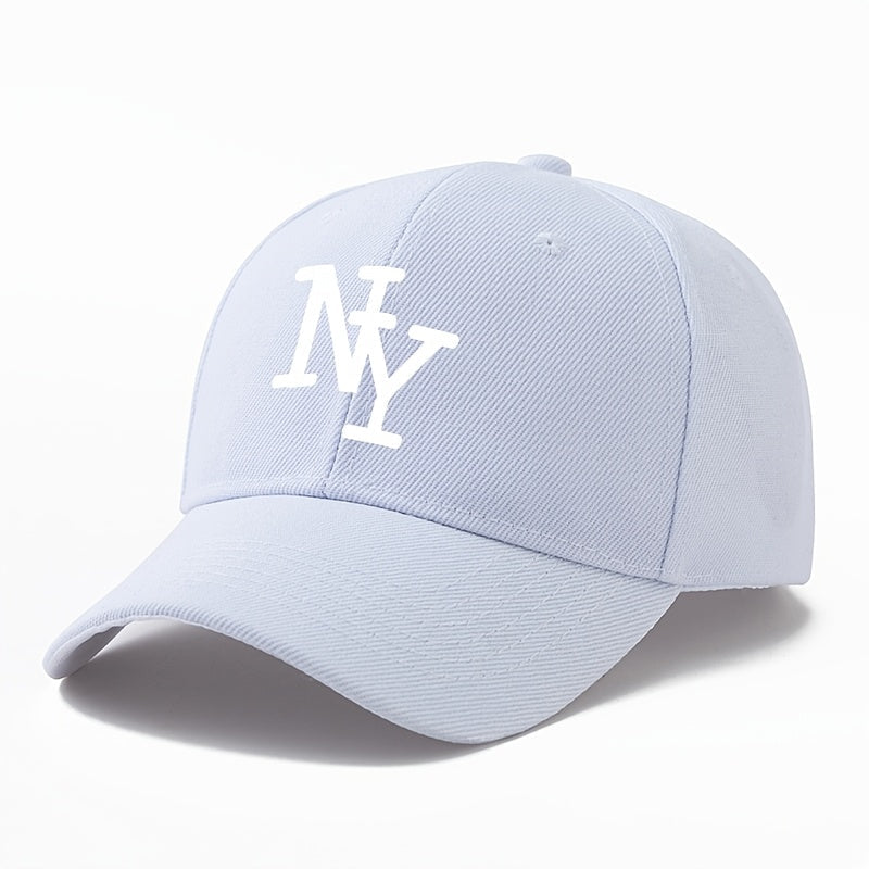 Unisex NY pet in klassieke baseballstijl met print