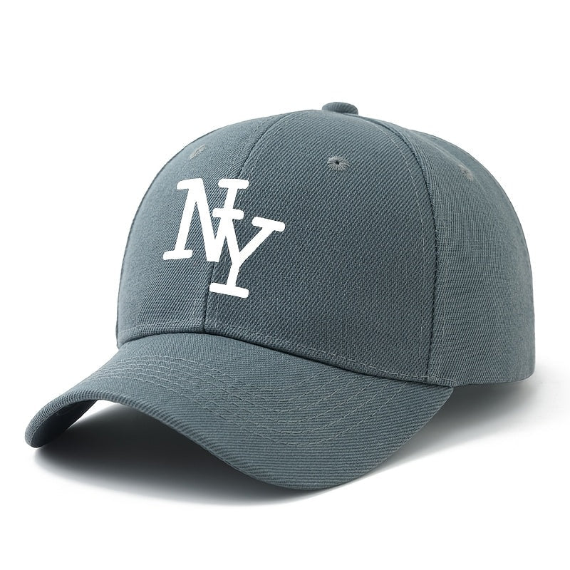 Unisex NY pet in klassieke baseballstijl met print