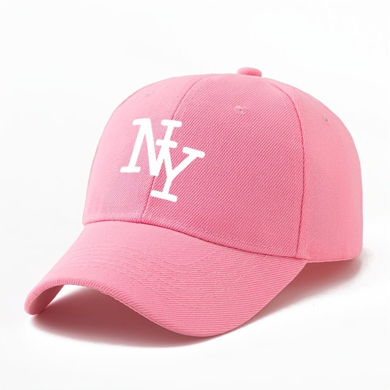 Unisex NY pet in klassieke baseballstijl met print