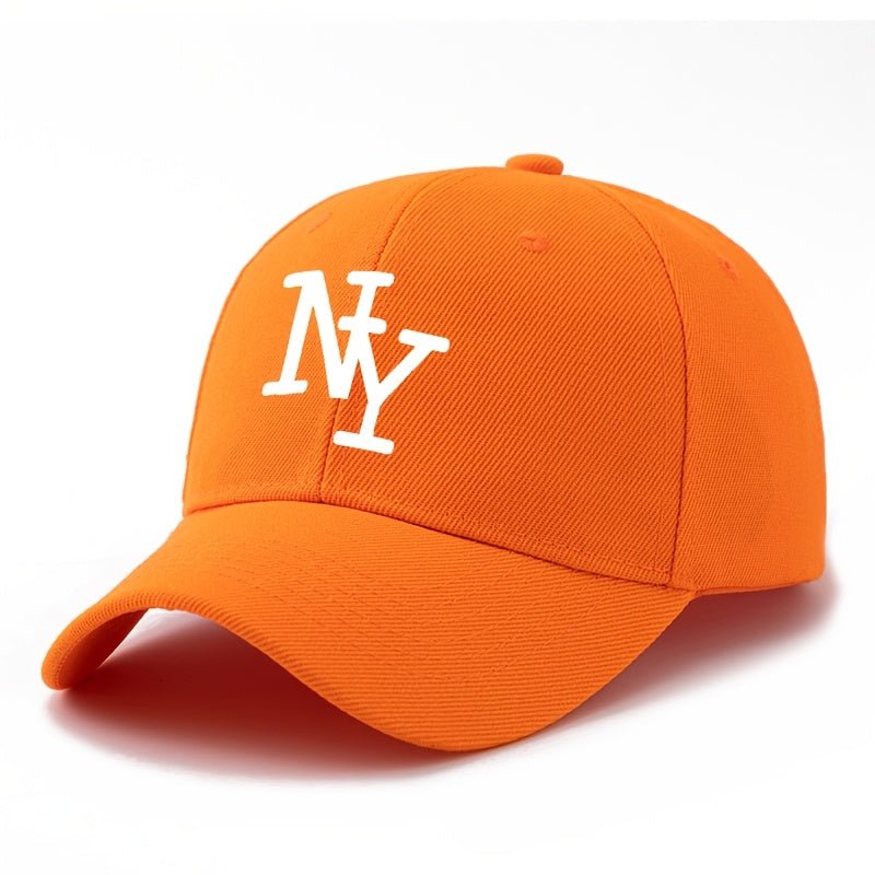 Unisex NY pet in klassieke baseballstijl met print