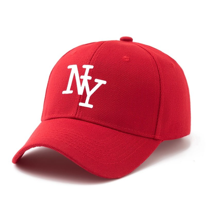 Unisex NY pet in klassieke baseballstijl met print