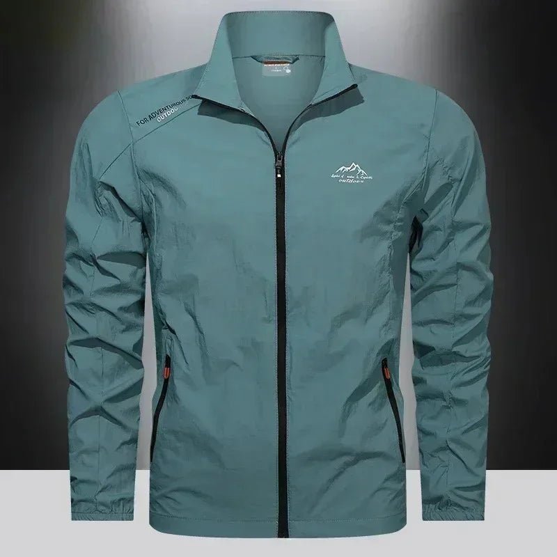 UPF100+ Men Summer Windbreaker Zip Pockets Uv Sun Protection Jackets Breathable Ultra-light Clothes Outdoor Skin Thin Coats Camp - Spotlights shopping