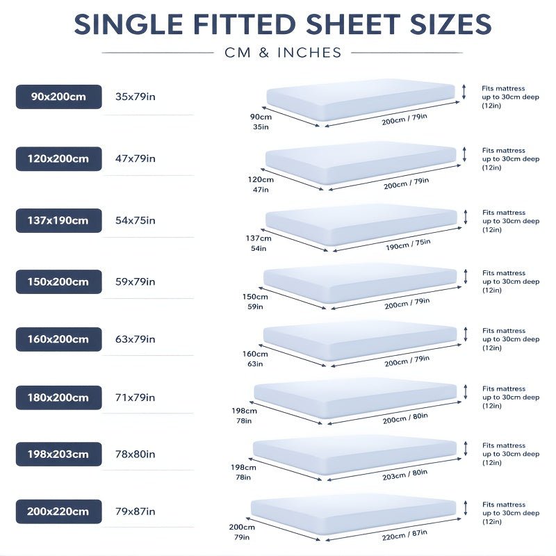 Verkoelend hoeslaken van ijszijde met 360° elastische pasvorm voor een fris en comfortabel bed