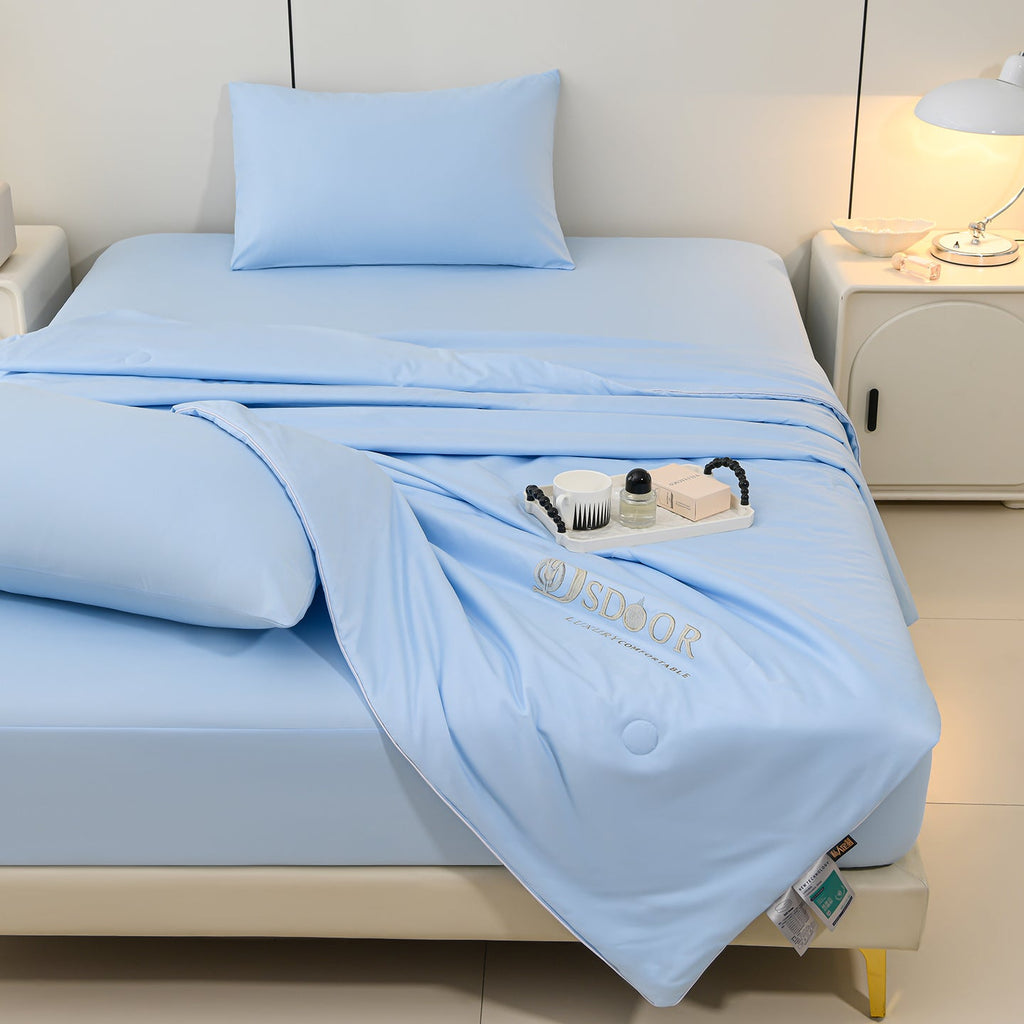 Verkoelend hoeslaken van ijszijde met 360° elastische pasvorm voor een fris en comfortabel bed