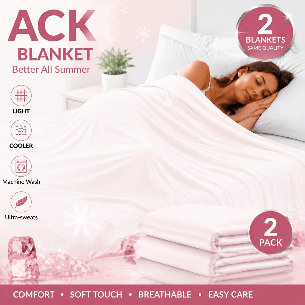 Verkoelende Deken – Set van 2 | Zacht & Ademend - Spotlights shopping