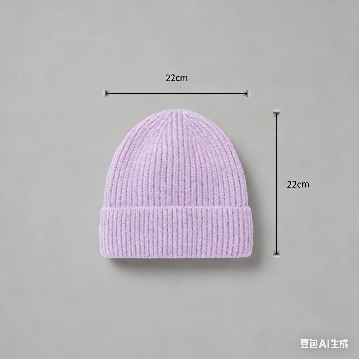 Zachte beanie voor koude winterdagen