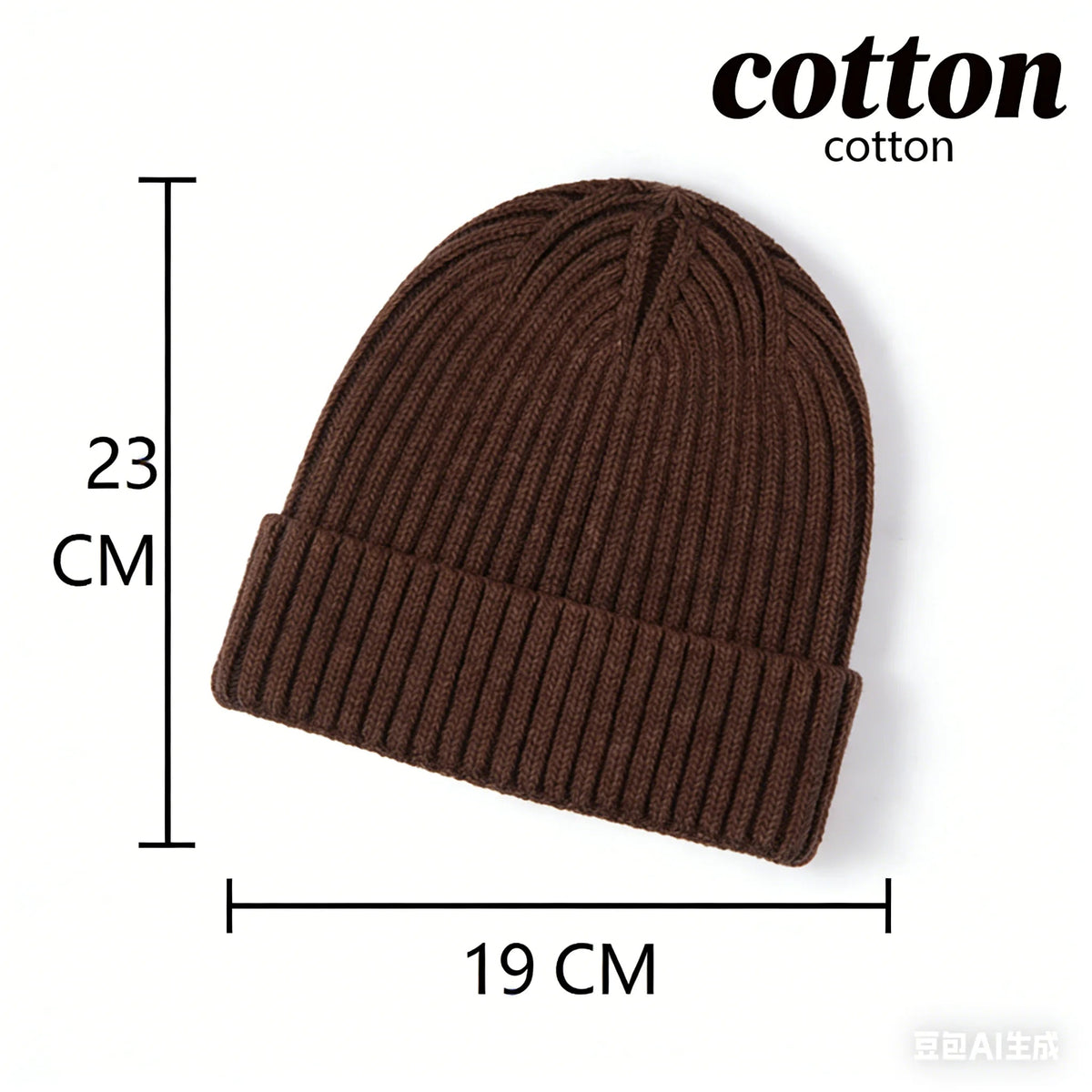 Zachte beanie voor koude winterdagen