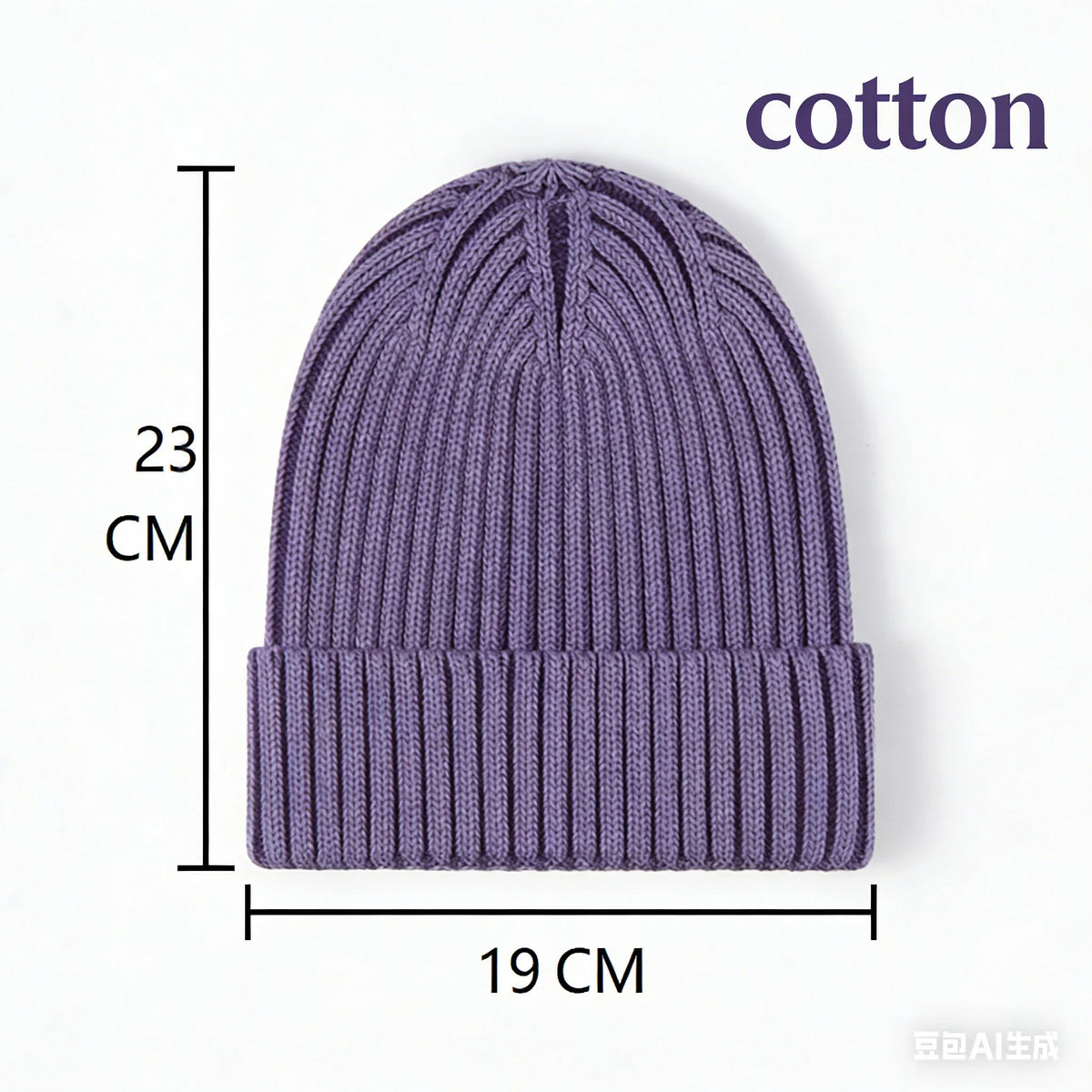 Zachte beanie voor koude winterdagen