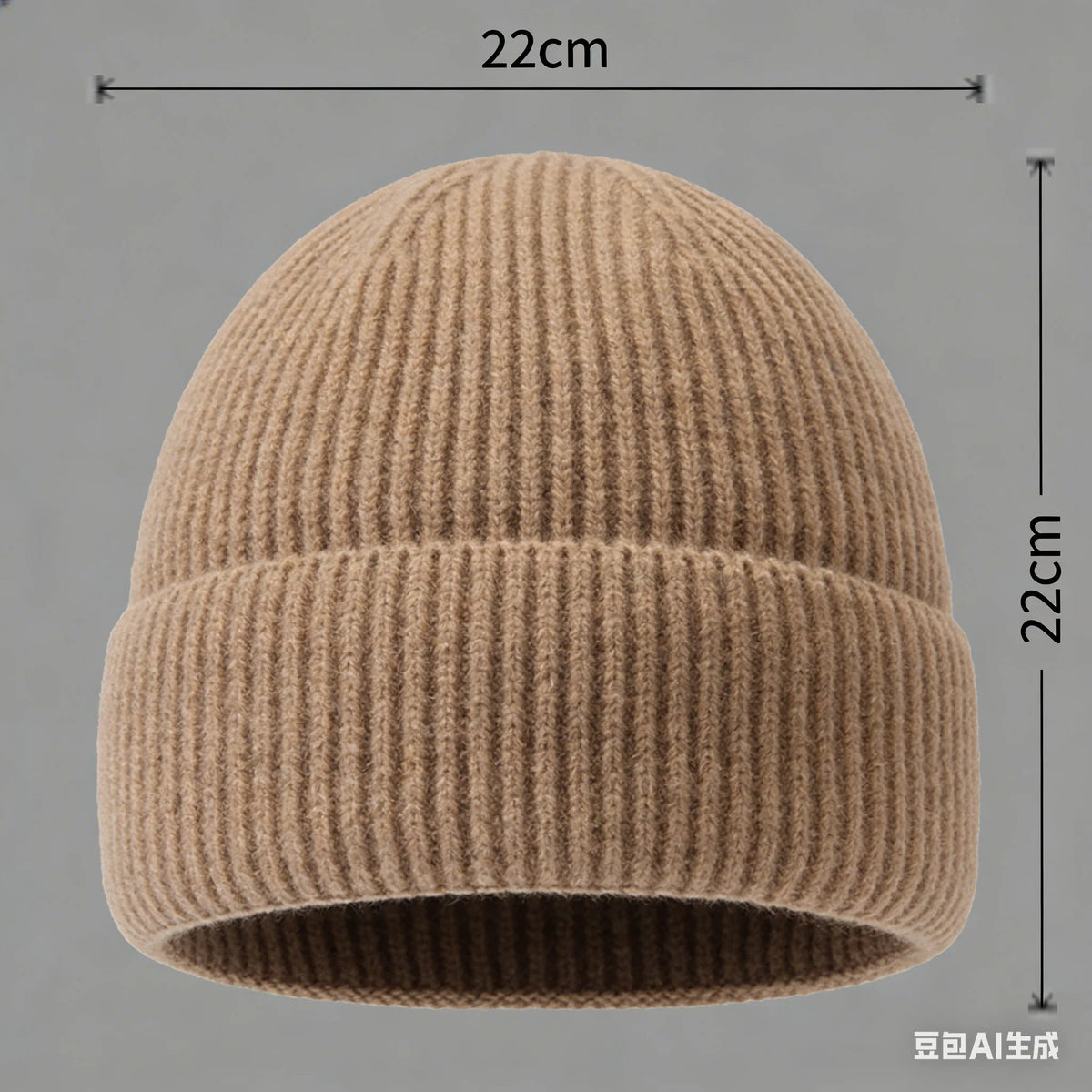 Zachte beanie voor koude winterdagen