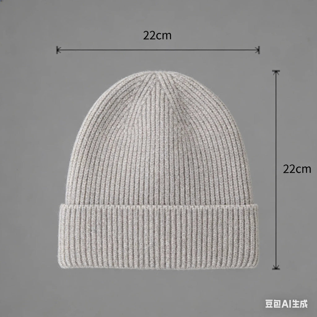 Zachte beanie voor koude winterdagen
