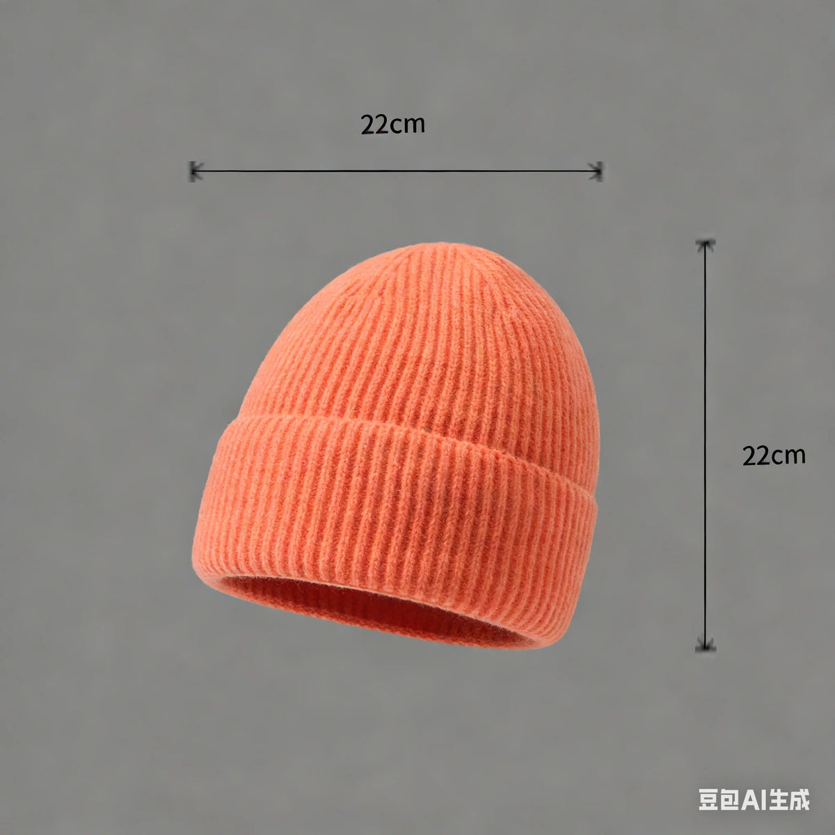 Zachte beanie voor koude winterdagen